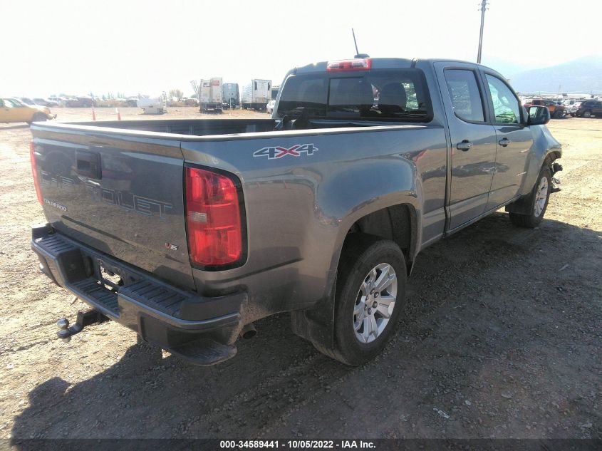 2021 CHEVROLET COLORADO 4WD LT VIN: 1GCGTCEN2M1197202