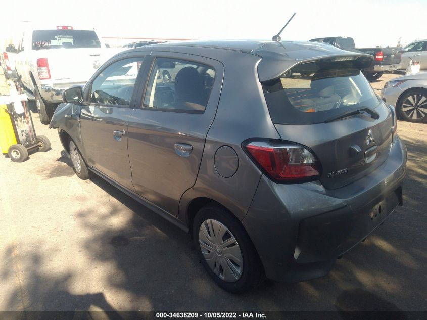 2021 MITSUBISHI MIRAGE ES/LE/CARBONITE EDITION VIN: ML32AUHJXMH003511