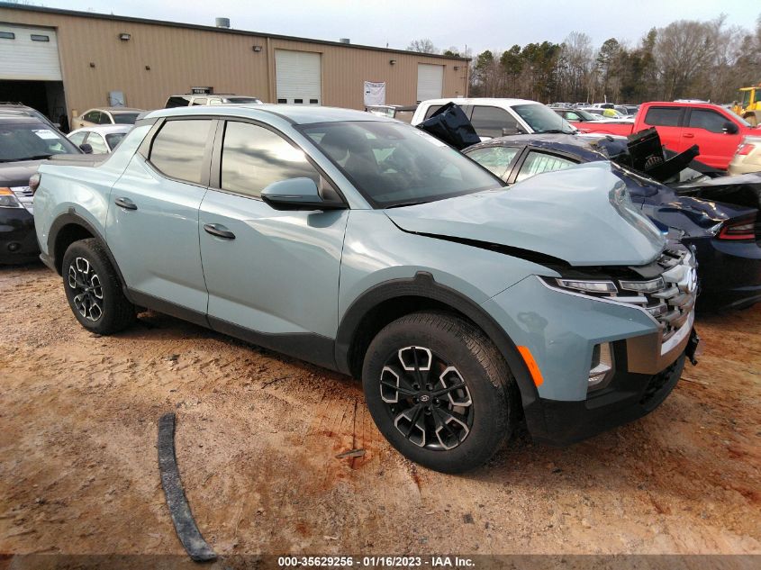 2022 HYUNDAI SANTA CRUZ SEL VIN: 5NTJBDAE5NH027514