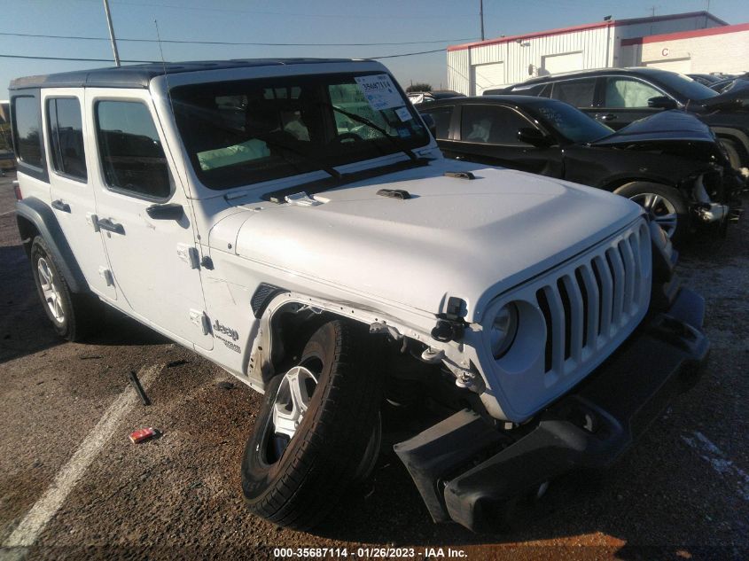 2021 JEEP WRANGLER UNLIMITED SPORT S VIN: 1C4HJXDN6MW525565