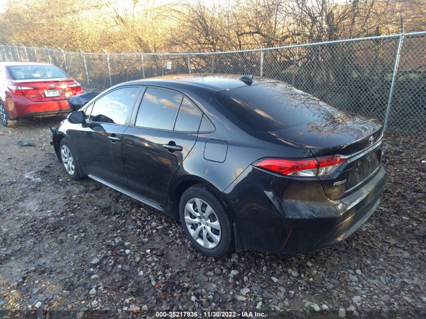 2022 TOYOTA COROLLA LE VIN: JTDEPMAE5NJ200392