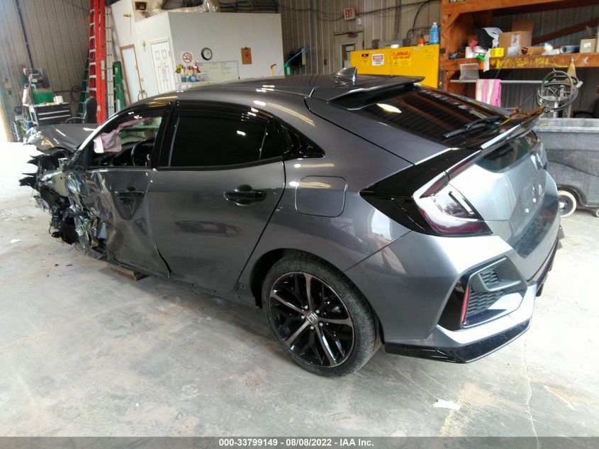 2021 HONDA CIVIC HATCHBACK SPORT TOURING VIN: SHHFK7H94MU212146
