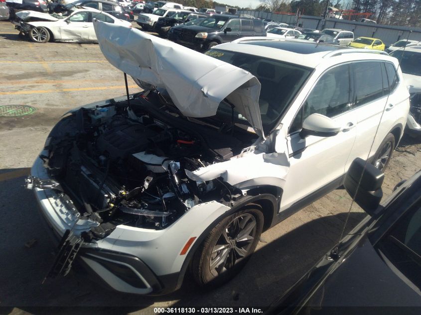 2022 VOLKSWAGEN TIGUAN SE VIN: 3VV3B7AX5NM014154