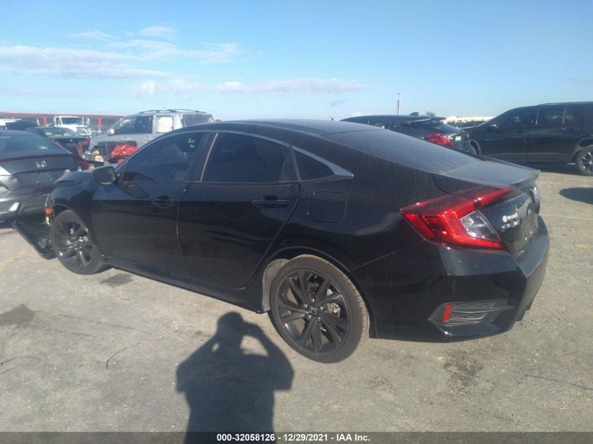 2021 HONDA CIVIC SEDAN SPORT VIN: 2HGFC2F81MH510483