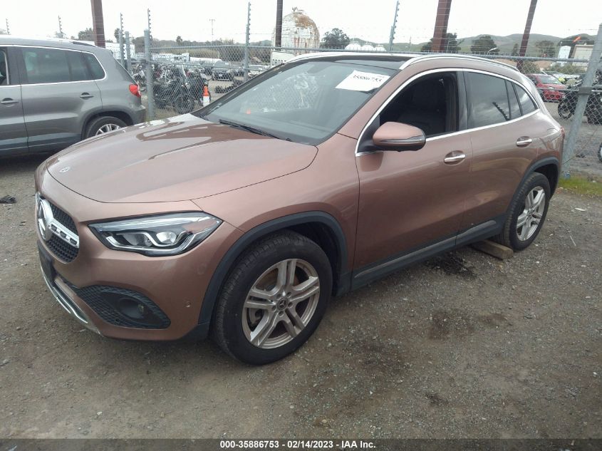2022 MERCEDES-BENZ GLA GLA 250 VIN: W1N4N4HB2NJ330622