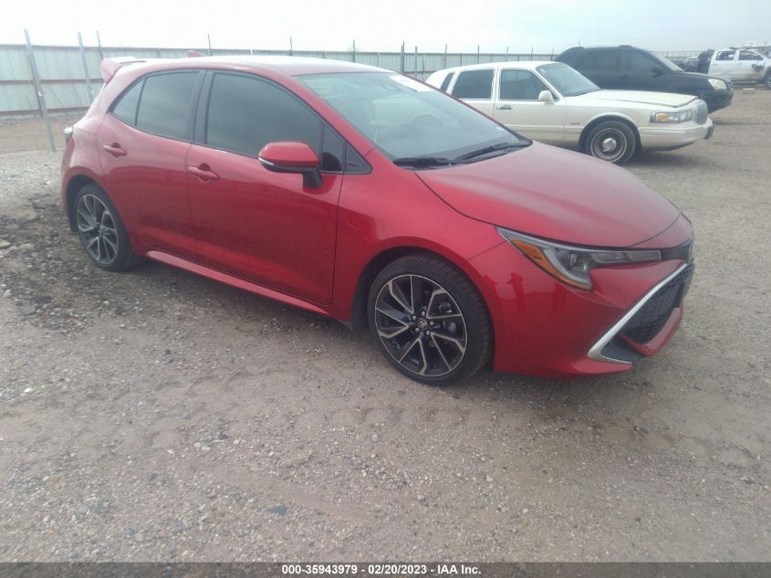 2022 TOYOTA COROLLA HATCHBACK XSE VIN: JTNC4MBE3N3191206