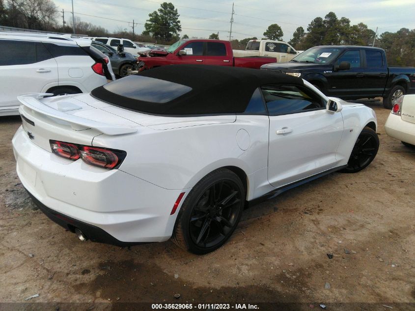 2022 CHEVROLET CAMARO 3LT VIN: 1G1FD3DS9N0108712