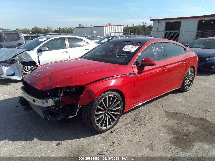 2022 AUDI A5 SPORTBACK PREMIUM PLUS VIN: WAUCBCF54NA028734