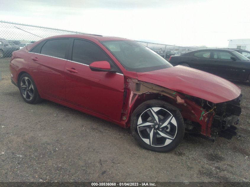 2022 HYUNDAI ELANTRA SEL VIN: KMHLN4AG5NU338880