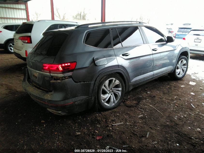 2021 VOLKSWAGEN ATLAS 3.6L V6 SE W/TECHNOLOGY VIN: 1V2HR2CA9MC526493