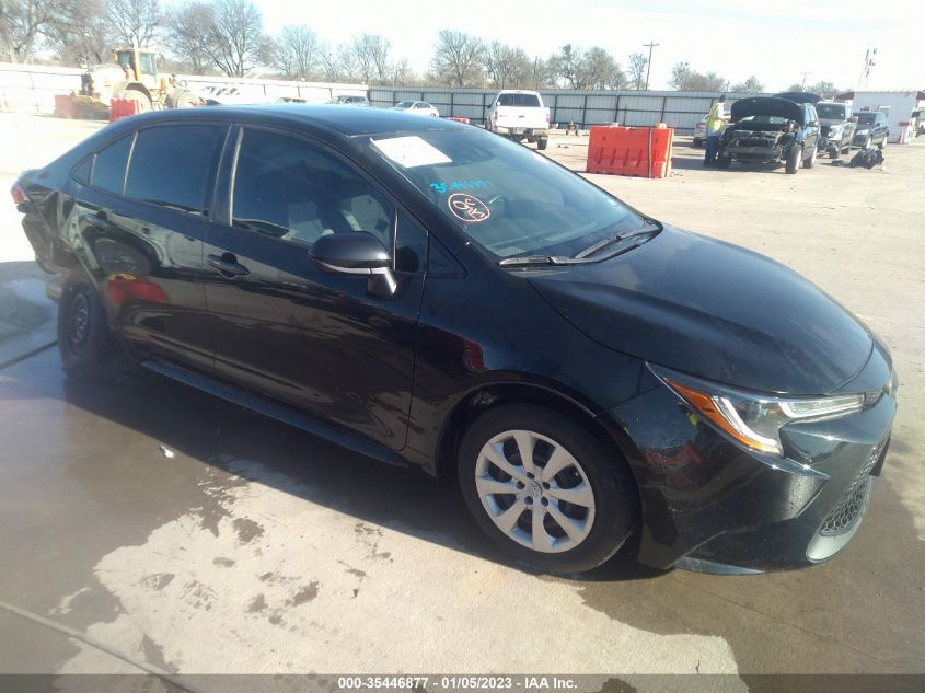 2022 TOYOTA COROLLA LE VIN: 5YFEPMAEXNP306378