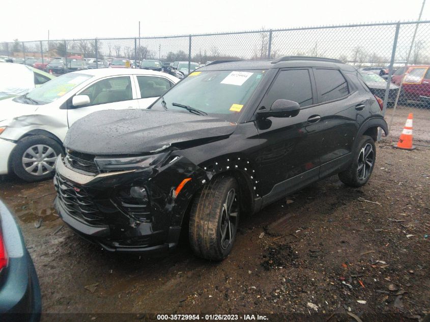 2022 CHEVROLET TRAILBLAZER RS VIN: KL79MTSL2NB008033