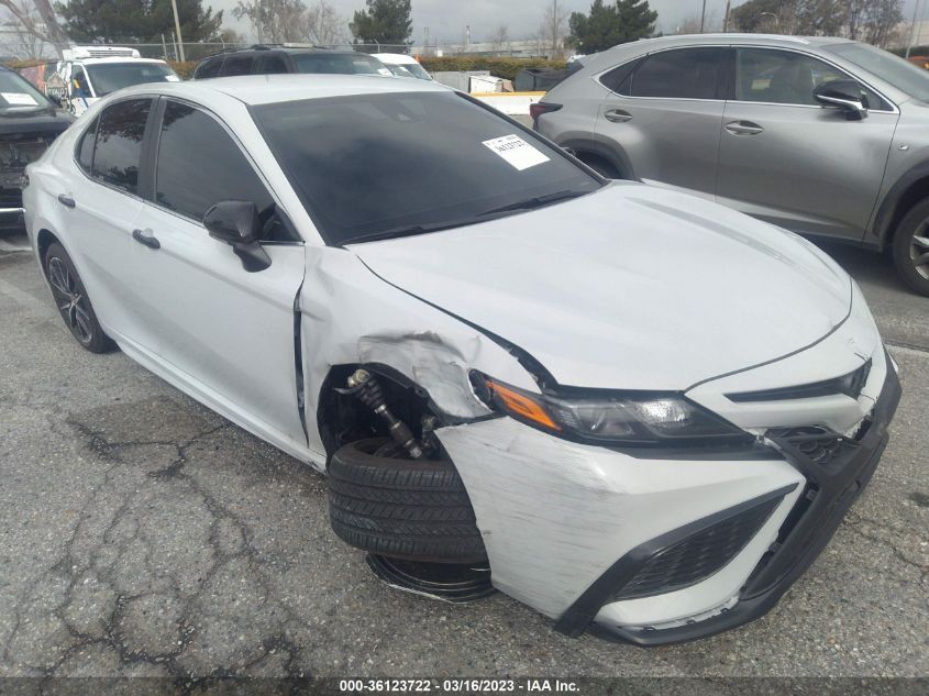 2022 TOYOTA CAMRY SE VIN: 4T1G11AK8NU038010