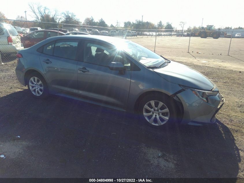 2021 TOYOTA COROLLA LE VIN: 5YFEPMAE6MP220788