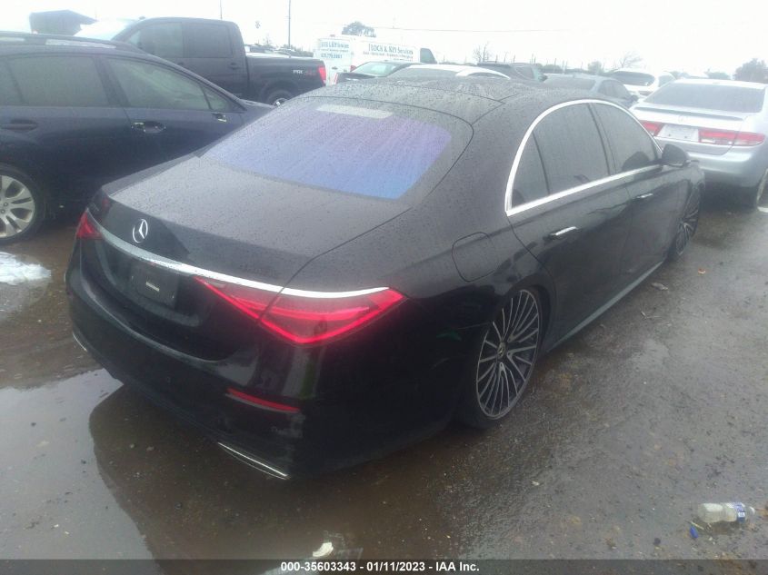 2021 MERCEDES-BENZ S-CLASS S 580 VIN: W1K6G7GB7MA035419