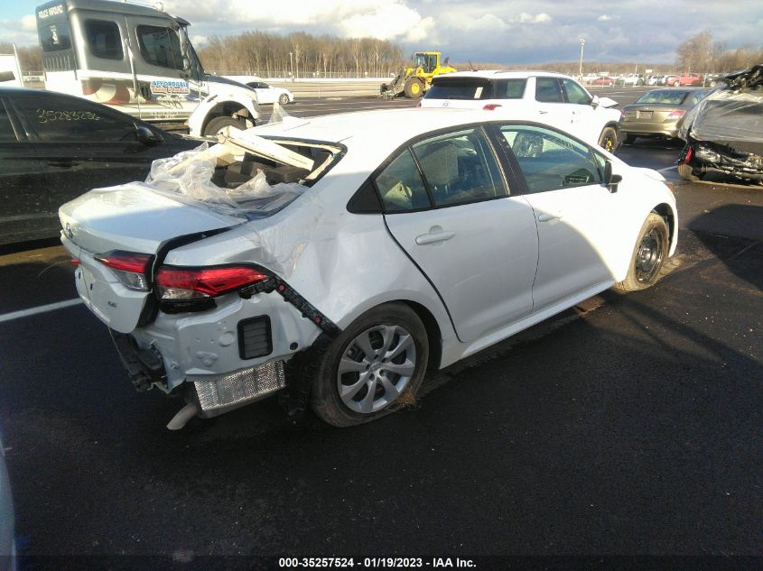 2022 TOYOTA COROLLA LE VIN: 5YFEPMAE1NP320010