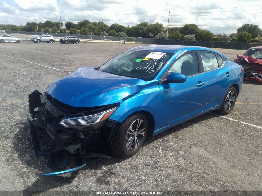 2021 NISSAN SENTRA SV VIN: 3N1AB8CVXMY218255