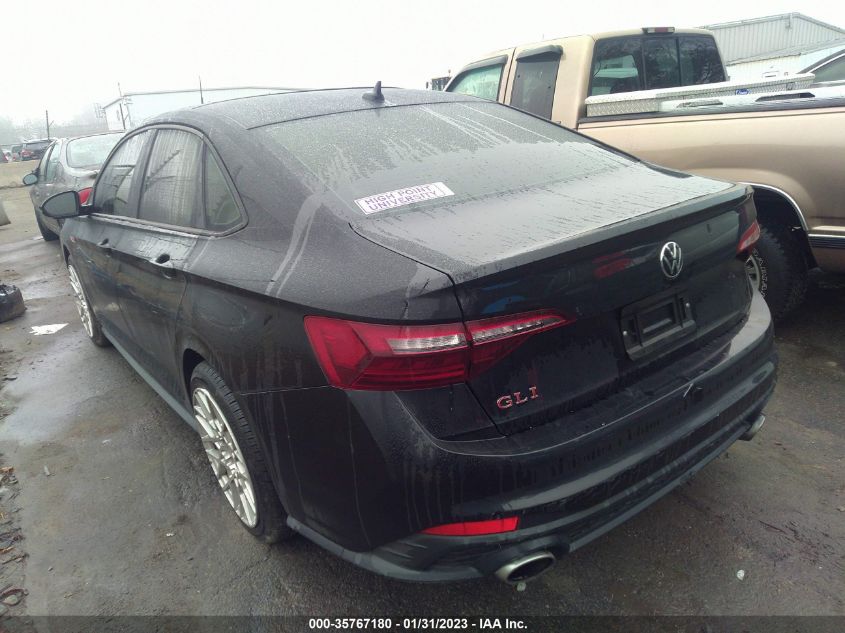 2022 VOLKSWAGEN JETTA GLI AUTOBAHN VIN: 3VW2T7BU3NM028384