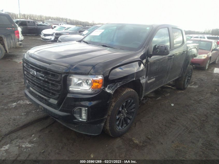 2022 GMC CANYON 4WD ELEVATION VIN: 1GTG6CEN3N1235965