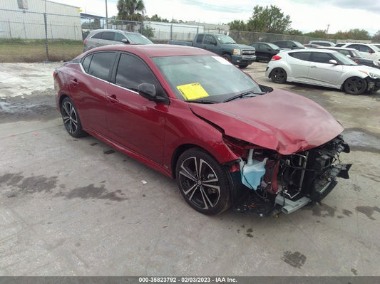 2022 NISSAN SENTRA SR VIN: 3N1AB8DV0NY264449