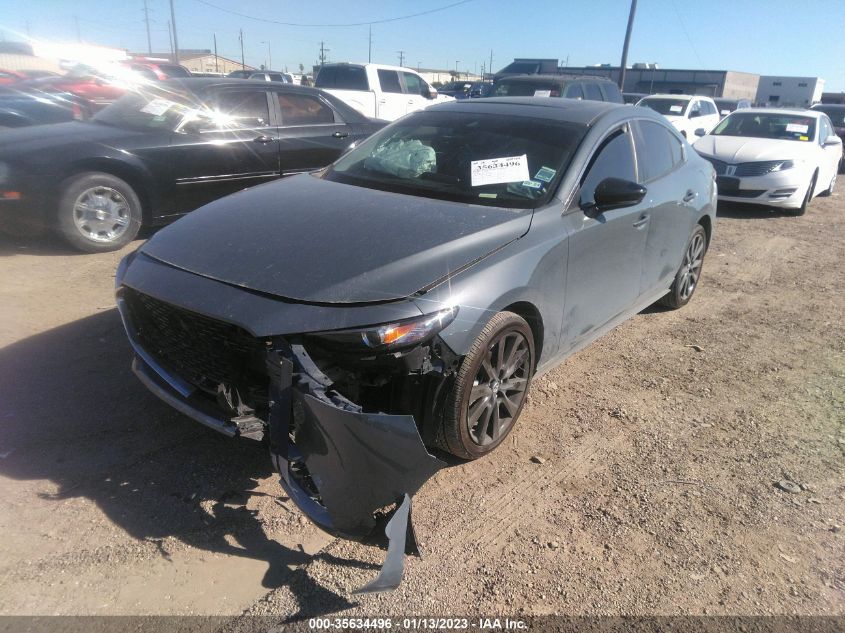 2022 MAZDA MAZDA3 SEDAN CARBON EDITION VIN: 3MZBPACL0NM305385