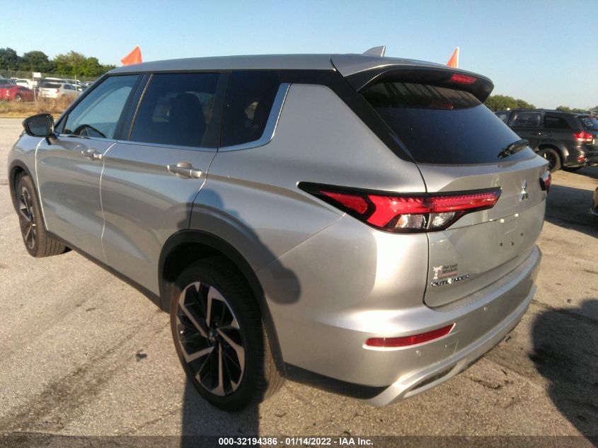 2022 MITSUBISHI OUTLANDER SE VIN: JA4J3UA84NZ037511