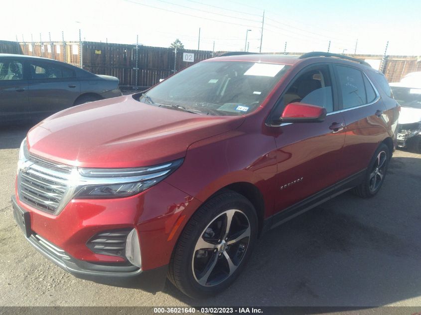 2022 CHEVROLET EQUINOX LT VIN: 3GNAXUEV3NL219726