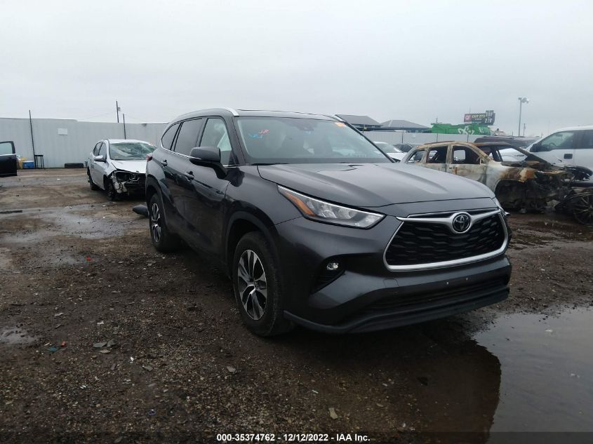2020 TOYOTA HIGHLANDER XLE VIN: 5TDGZRAH3LS002680