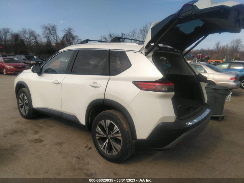 2022 NISSAN ROGUE SV VIN: JN8BT3BB8NW334608