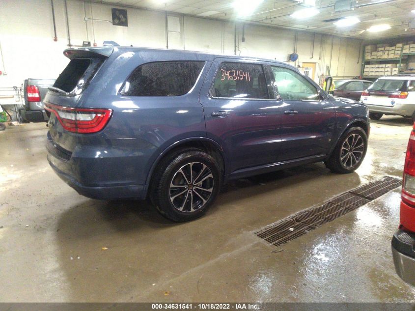 2021 DODGE DURANGO GT VIN: 1C4RDJDG5MC610893
