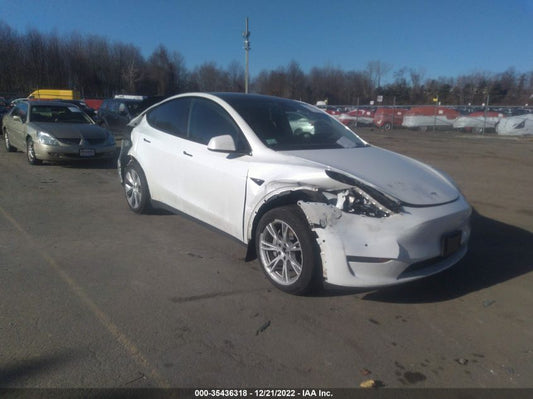 2022 TESLA MODEL Y LONG RANGE VIN: 7SAYGDEE8NF337814