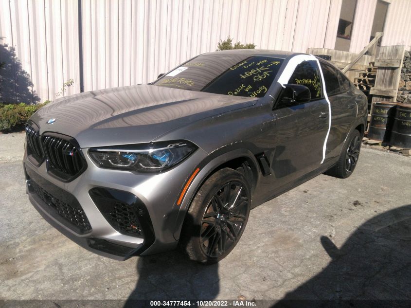 2022 BMW X6 M VIN: 5YMCY0C0XN9L75955