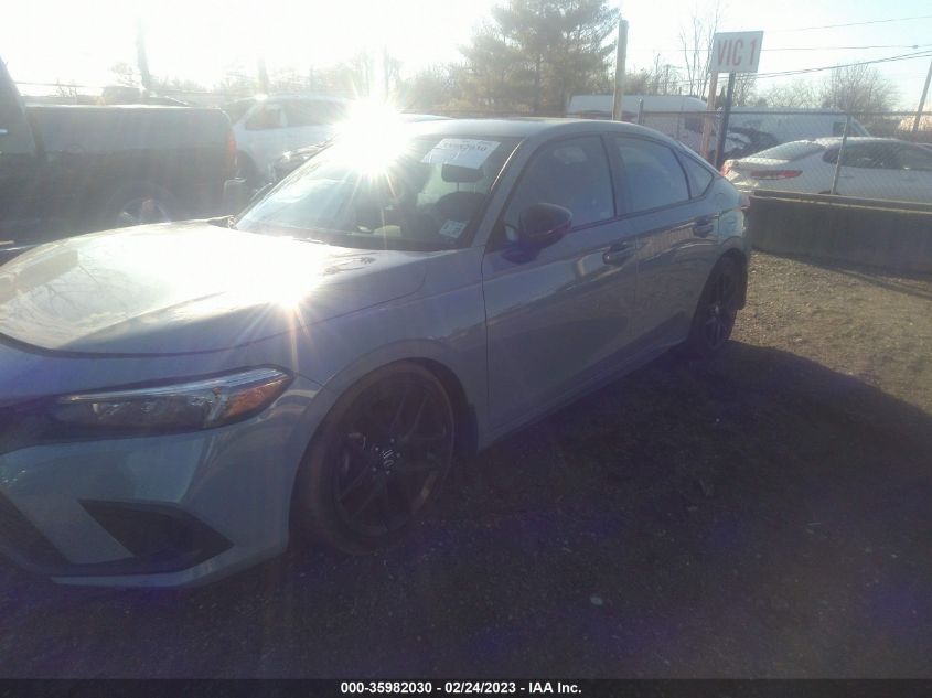2022 HONDA CIVIC HATCHBACK SPORT VIN: 19XFL2H85NE008097