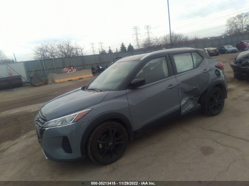 2022 NISSAN KICKS SV VIN: 3N1CP5CV5NL508121