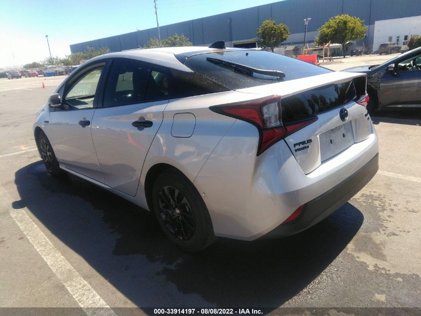 2022 TOYOTA PRIUS LE/XLE/NIGHTSHADE VIN: JTDL9MFU6N3036012