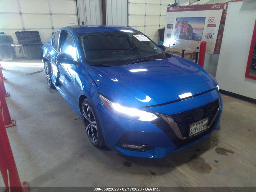 2022 NISSAN SENTRA SR VIN: 3N1AB8DV1NY213591
