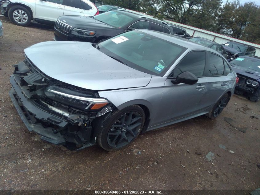 2022 HONDA CIVIC SEDAN SPORT VIN: 2HGFE2F52NH573710