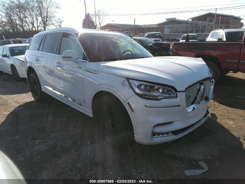 2022 LINCOLN AVIATOR RESERVE VIN: 5LM5J7XC0NGL02245