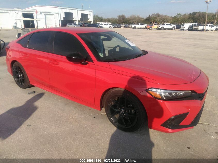 2022 HONDA CIVIC SEDAN SPORT VIN: 2HGFE2F52NH550959