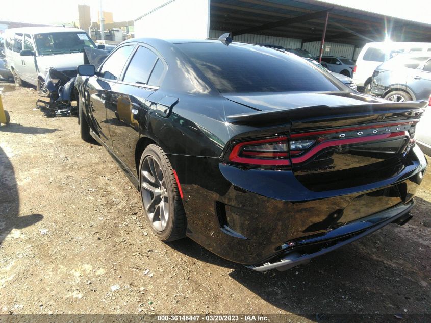 2022 DODGE CHARGER SCAT PACK VIN: 2C3CDXGJ7NH261819