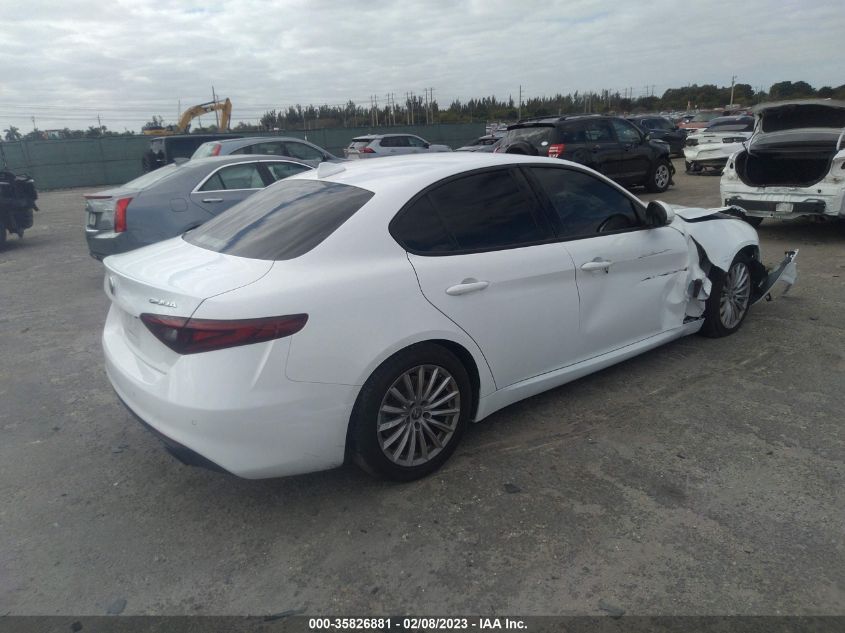 2022 ALFA ROMEO GIULIA VIN: ZARFAMAN5N7661939