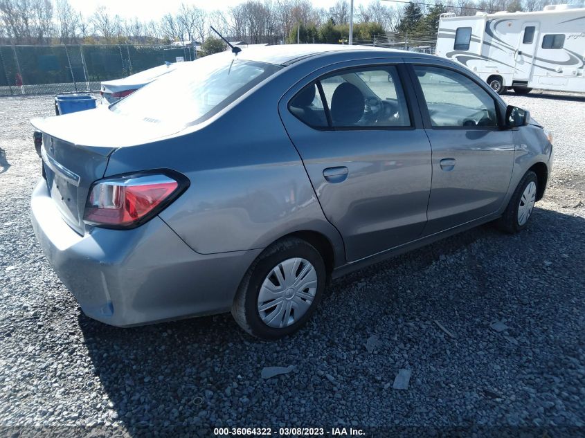 2022 MITSUBISHI MIRAGE G4 ES/LE/BLACK EDITION VIN: ML32FUFJ2NHF08970