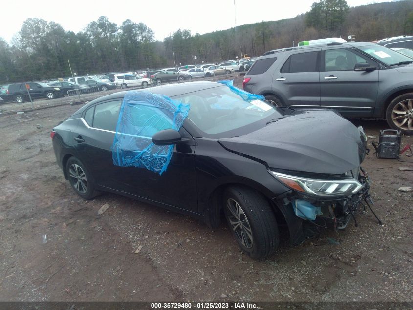 2022 NISSAN SENTRA SV VIN: 3N1AB8CV3NY292179