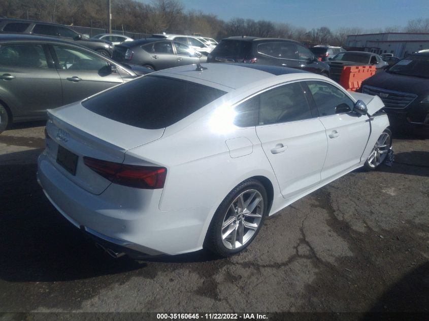 2021 AUDI S5 SPORTBACK PREMIUM VIN: WAUA4CF52MA037707