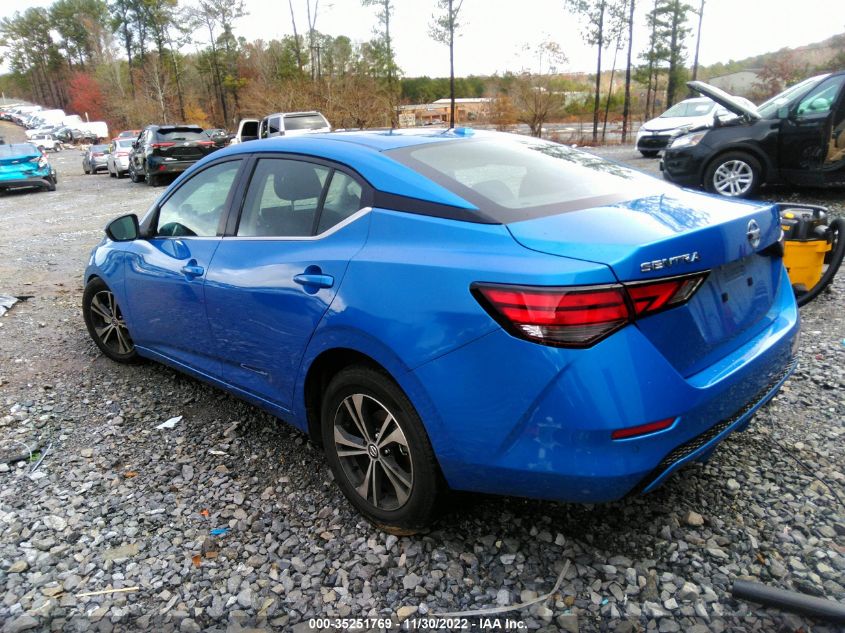 2021 NISSAN SENTRA SV VIN: 3N1AB8CVXMY293098