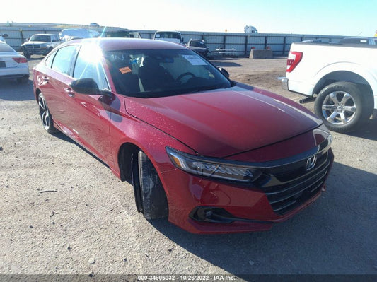 2021 HONDA ACCORD SEDAN SPORT VIN: 1HGCV1F39MA054565