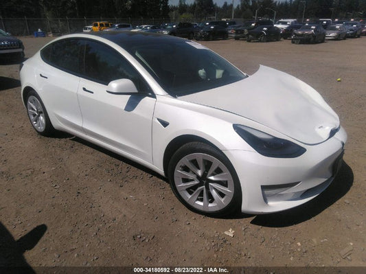 2021 TESLA MODEL 3 STANDARD RANGE PLUS VIN: 5YJ3E1EA7MF064534