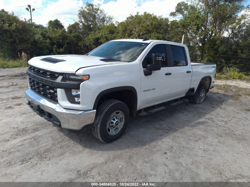 2022 CHEVROLET SILVERADO 2500HD WORK TRUCK VIN: 1GC1YLE7XNF179477