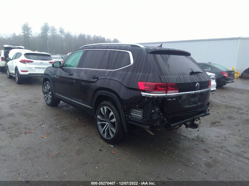 2021 VOLKSWAGEN ATLAS 3.6L V6 SEL PREMIUM VIN: 1V2FR2CA1MC550889