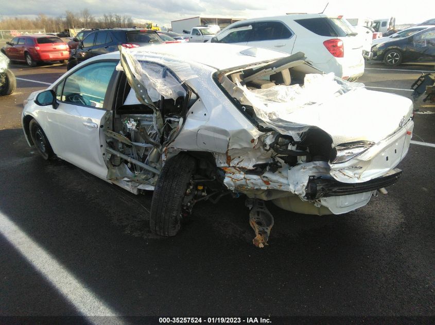 2022 TOYOTA COROLLA LE VIN: 5YFEPMAE1NP320010